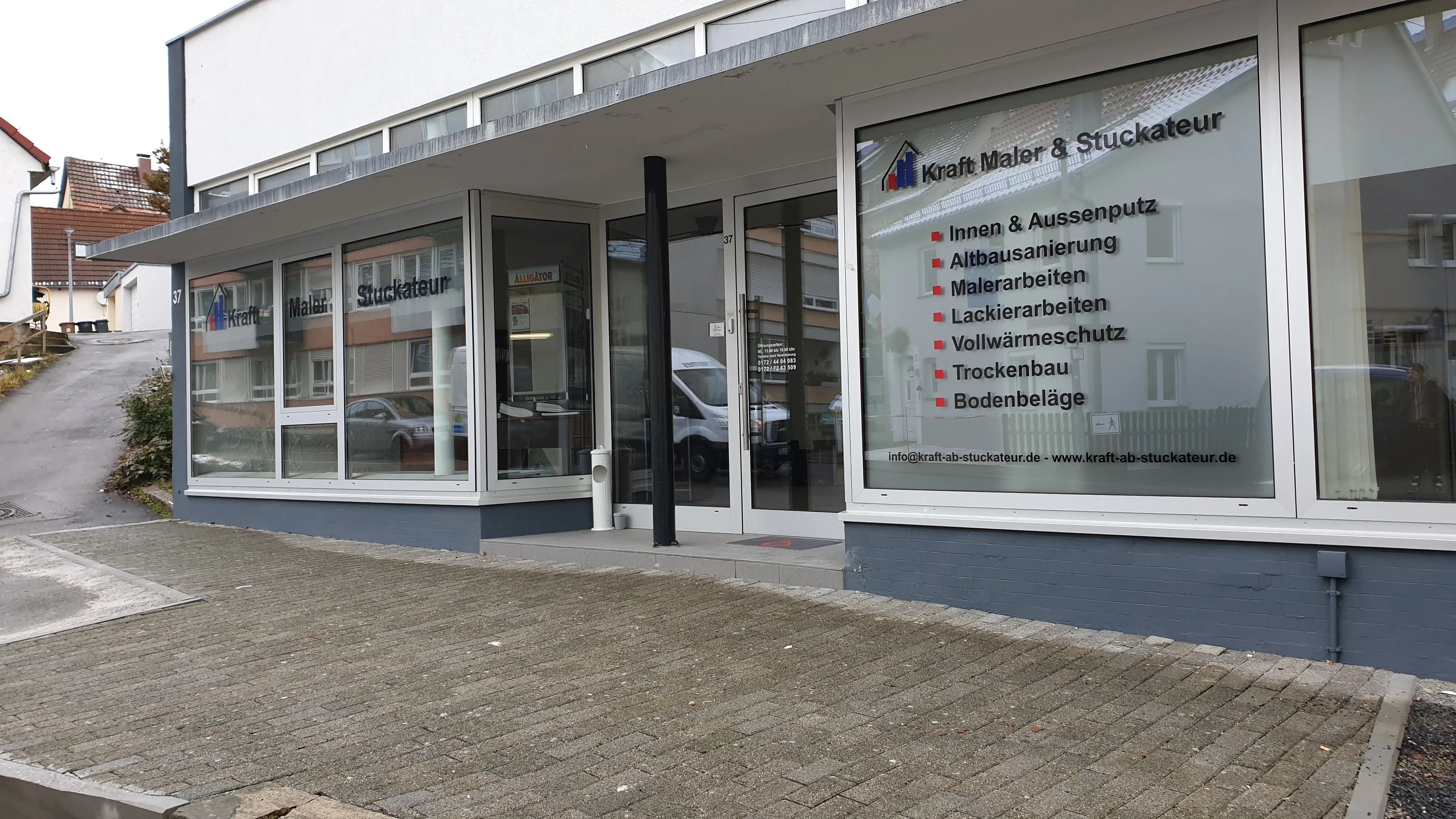 Handwerker-Werbung-Schaufenster-beschriften-Echterdingen-Stuttgart